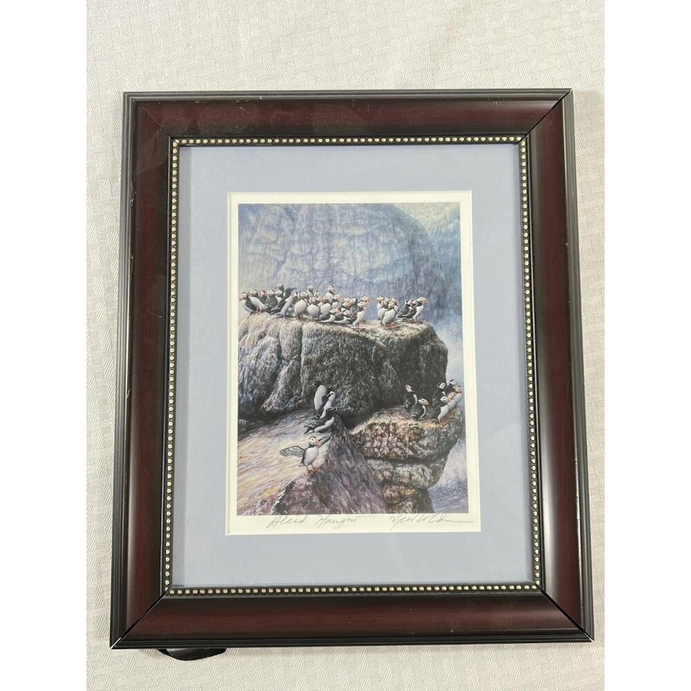 Ed Newbold Alcid Hangout Print Art Lithograph‎ Signed by the Artist created 1987
